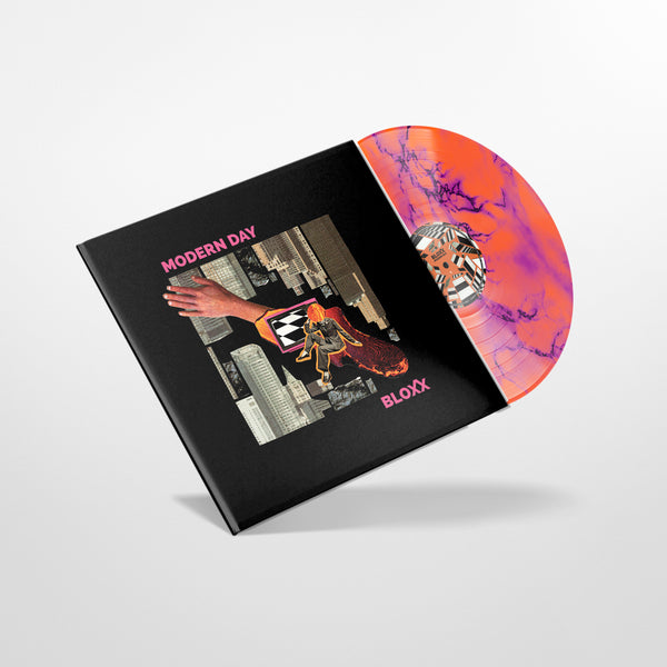 BLOXX - 'Modern Day' EP - Vinyl - Pink and Orange Marble 12